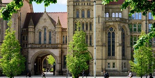 Entrée de l'Université de Manchester